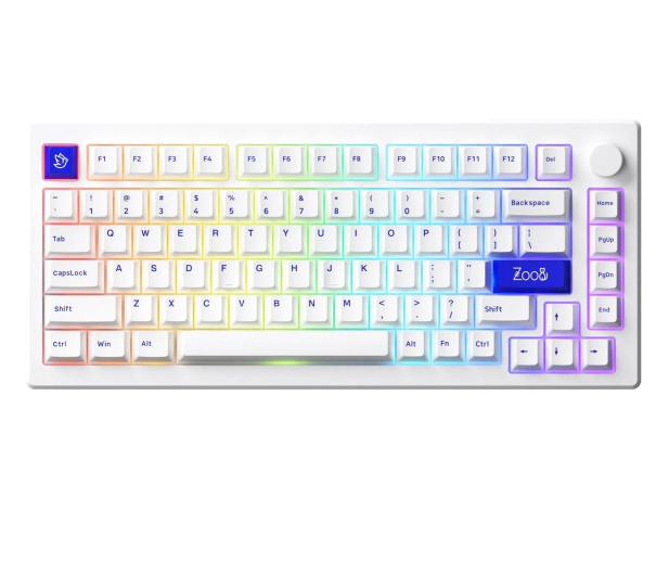 Akko MOD 007B PC Blue on White - Ice Cream Purple - 1289392 - zdjęcie